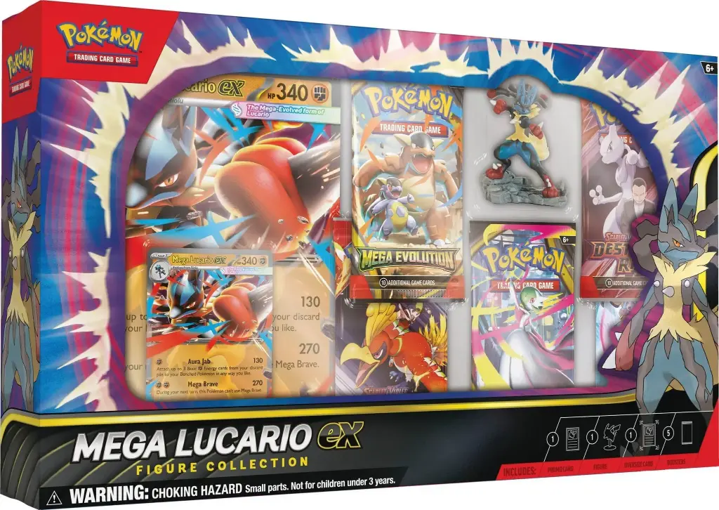 LIVE Opening - Pokémon TCG: Mega Evolution - Mega Lucario ex Figure Collection