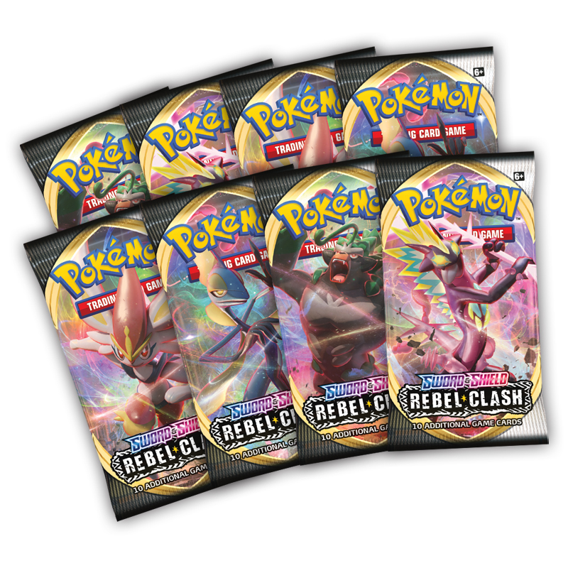 Live Opening Pokémon TCG: Booster Sword & Shield- Rebel Clash Booster