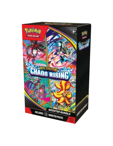 LIVE Opening - Pokémon TCG: Mega Evolution - Chaos Rising Booster Bundle